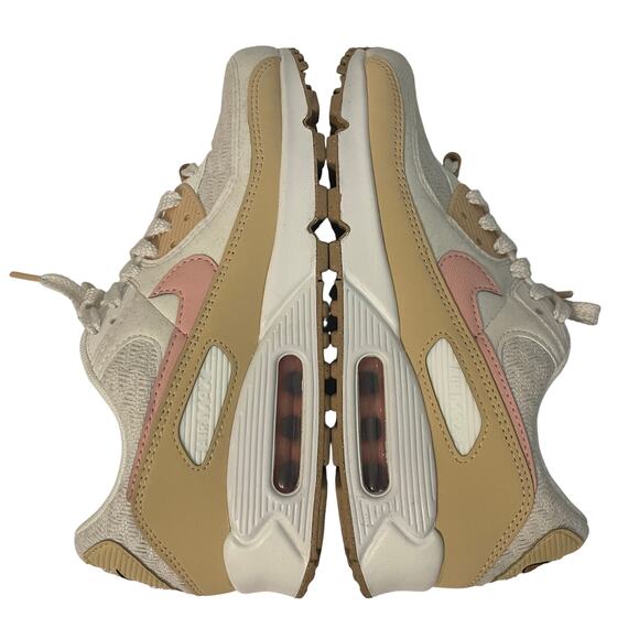 Nike Air Max 90 SE Running Shoes Sun Club DJ9997-101 Womens 9 Sail Arctic Orange - Picture 4 of 13